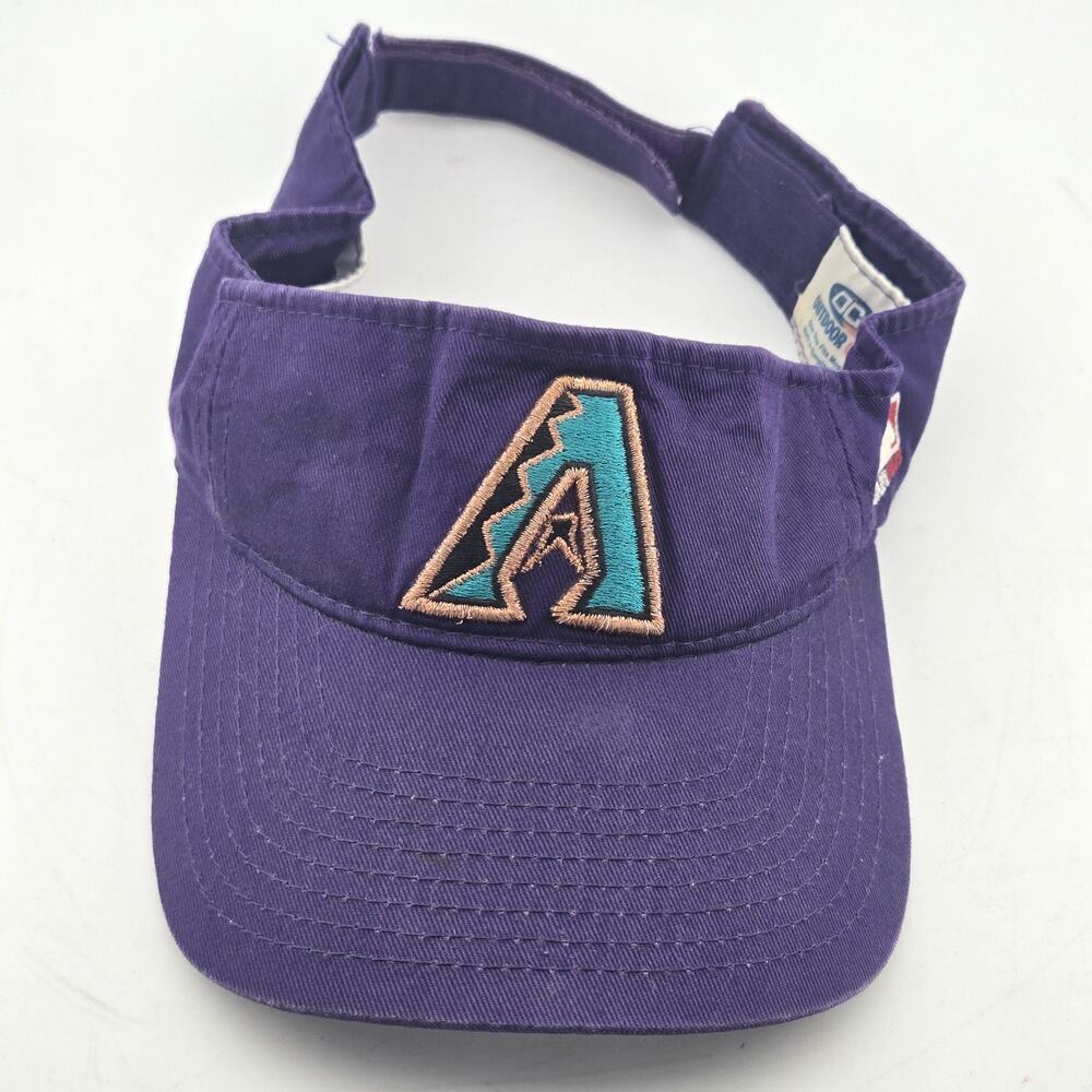 Arizona Diamondbacks Vintage Purple Teal Visor Outdoor Cap Hat MLB One Size